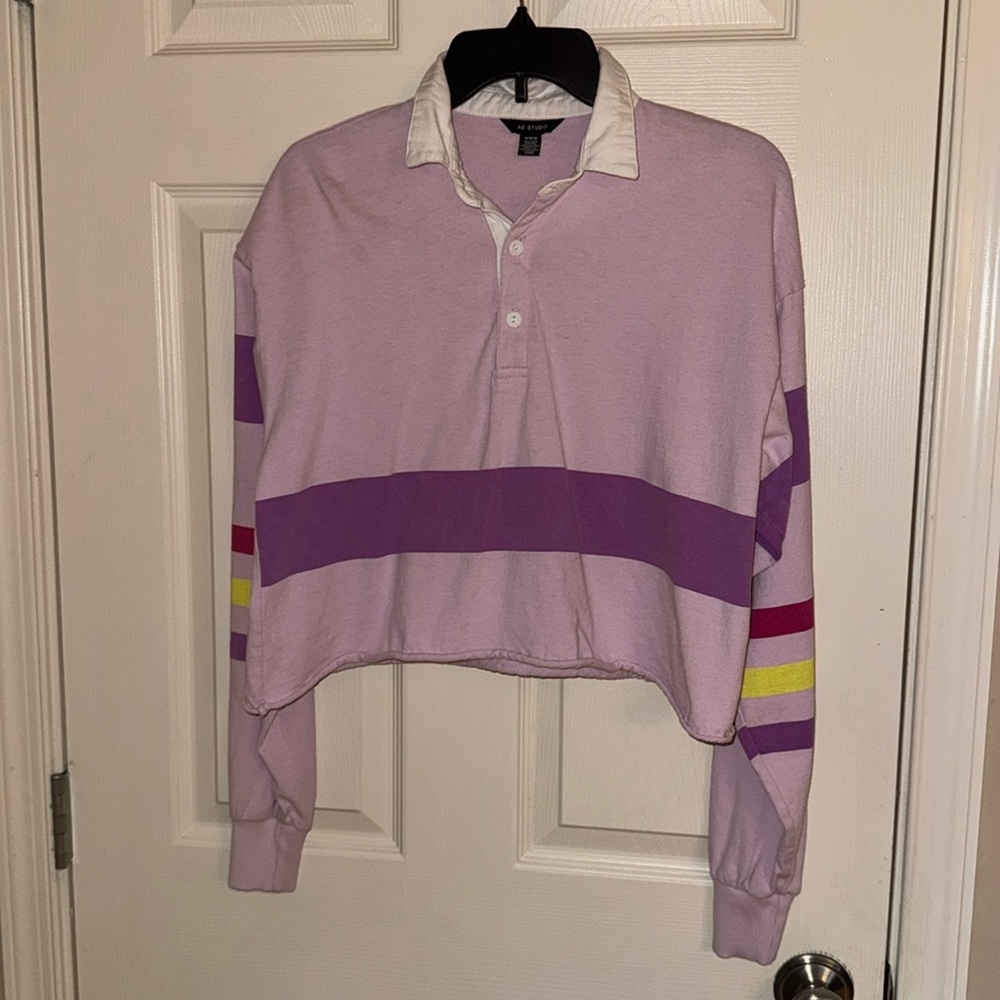AE Studio crop long sleevev